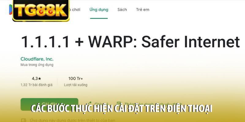 Các bước thực hiện cài đặt trên điện thoại Các bước thực hiện cài đặt trên điện thoại