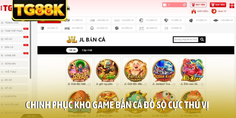 Chinh phục kho game bắn cá đồ sộ cực thú vị Chinh phục kho game bắn cá đồ sộ cực thú vị