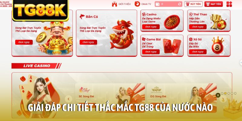 Giải đáp chi tiết thắc mắc TG88 của nước nào Giải đáp chi tiết thắc mắc TG88 của nước nào