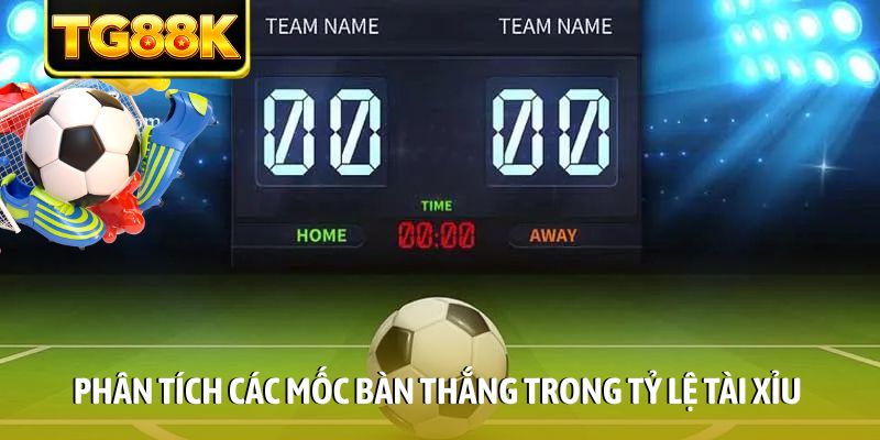 Phân tích các mốc bàn thắng trong tỷ lệ Tài Xỉu Phân tích các mốc bàn thắng trong tỷ lệ Tài Xỉu