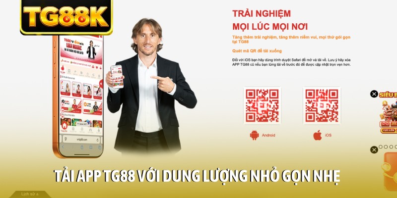 Tải app TG88 với dung lượng nhỏ gọn nhẹ Tải app TG88 với dung lượng nhỏ gọn nhẹ